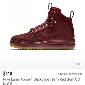 Nike lunar Air force 1 Duckboot sneaker 7